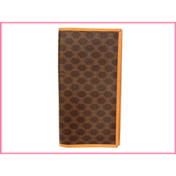 Celine Brown Long Wallet Light Macadam - Picture 1 of 6